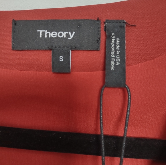 Theory Ulyssa Admiral Crepe Light V-Neck Shift Dress - Picture 4 of 7